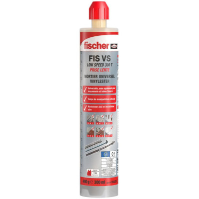 Résine de scellement Vinylester FIS VS boîte de 12 cartouches de 300 ml FISCHER