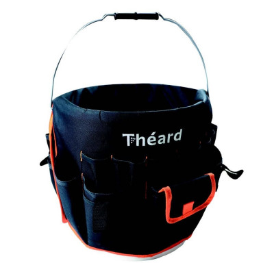 Kit seau de rangement avec organiseur multi-poches 15 l THEARD