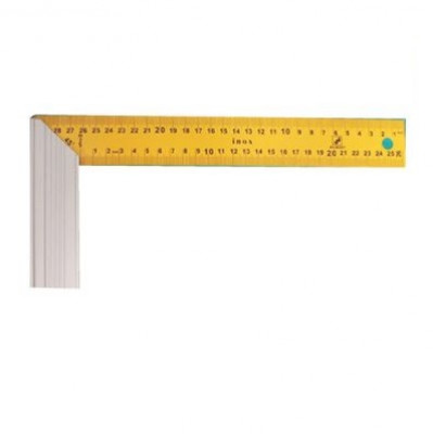 Équerre menuisier 200 mm - talon alu - onglet- lame WILMART