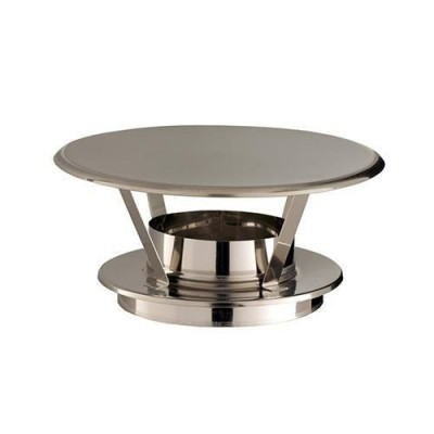 Chapeau pare-pluie Therminox TI CPI 150 TZ diamètre 150 mm tous combustibles POUJOULAT