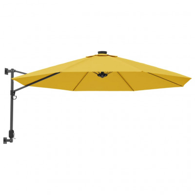 Parasol d'extérieur mural 290 cm jaune 02_0008699