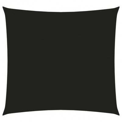 Voile toile d'ombrage parasol tissu oxford carré 4,5 x 4,5 m noir 02_0009498