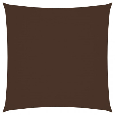 Voile toile d'ombrage parasol tissu oxford carré 2 x 2 m marron 02_0009469