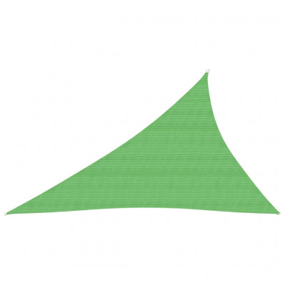 Voile toile d'ombrage parasol 160 g/m² PEHD 4 x 5 x 6,8 m vert clair 02_0009393