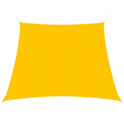 Voile toile d'ombrage parasol 160 g/m² PEHD 3/4 x 3 m jaune 02_0009124