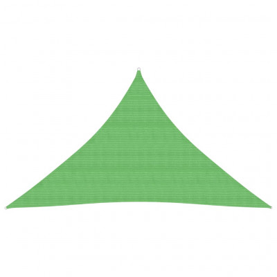 Voile toile d'ombrage parasol 160 g/m² PEHD 3 x 3 x 4,2 m vert clair 02_0009379