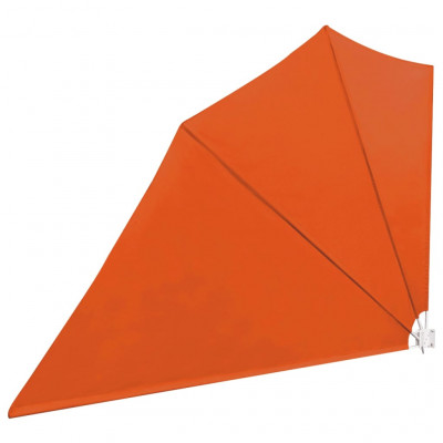 Auvent paravent store brise-vue latéral rétractable de patio jardin terrasse balcon protection visuelle écran 160 x 240 cm orange 02_0007062