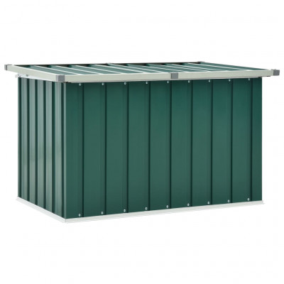 Coffre boîte meuble de jardin rangement 109 x 67 x 65 cm vert 02_0013125