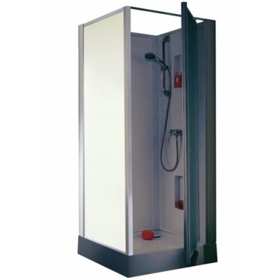 Kit d'encastrement blanc pour cabines de douche ILO2 80cm LEDA
