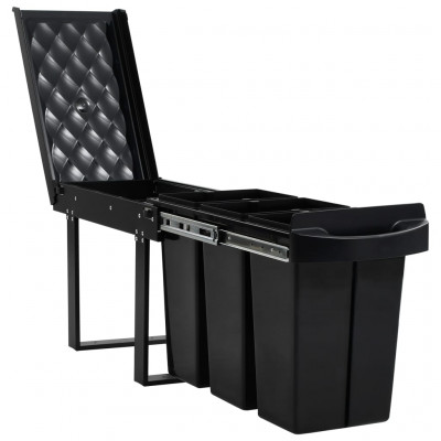 Poubelle amovible de cuisine fermeture en douceur 36 litres 02_0006108