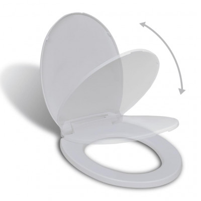 Description abattant WC à fermeture en douceur blanc ovale 02_0002889