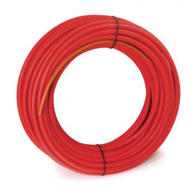 Tube PER gain 20x1,9mm couleur rouge longueur 50m COMAP