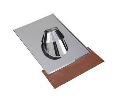 Solin PGI inox tuile 15 à 30 degrés 80-130 mm POUJOULAT