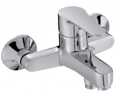 Mitigeur bain-douche JULY avec raccords muraux chromé JACOB DELAFON