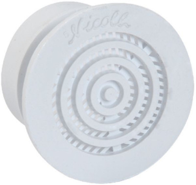 Grille d'aération à visser ou à coller 2M43 pour contre-cloison sachet de 2 NICOLL