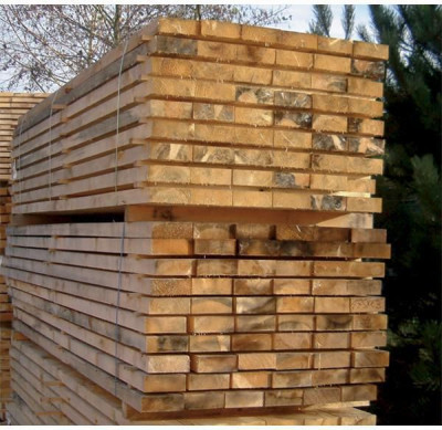 Bastaing Sapin/Epicéa traité classe 2 50 x 250 mm longueur 4,00 m