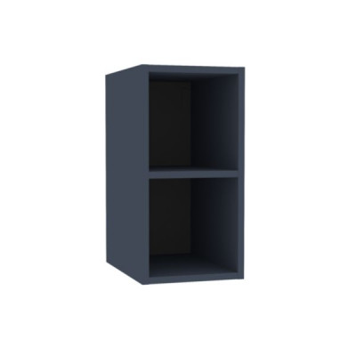 Niche sous-vasque avec une tablette pour meuble 2 tiroirs Plénitude bleu indigo 30 x 44 cm
