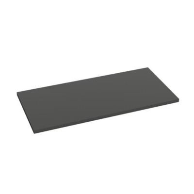Plan pour meuble sous vasque Plénitude noir mat 80 x 38 cm 