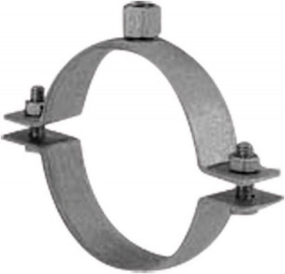 Collier gainé Spiro sans garniture écrou soudé M8 dimension 160 mm MUPRO