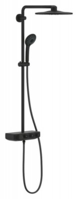 Colonne douche avec mitigeur thermostatique Euphoria SmartControl System 310 Duo Phantom black GROHE