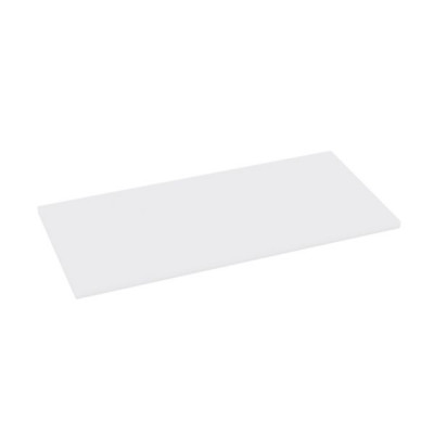 Plan pour meuble sous vasque Plénitude blanc brillant 80 x 38 cm 