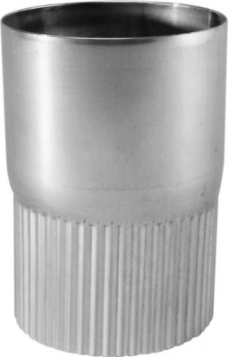 Manchon pour tuyau soudé Bab zinc naturel 100 x 65 mm VMZINC