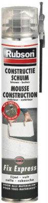 Mousse expansive fix express construction aérosol 750 ml RUBSON