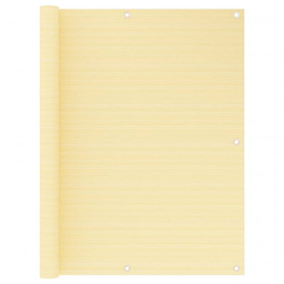 Écran de balcon brise pare vue protection confidentialité 120 x 500 cm PEHD beige 02_0010020