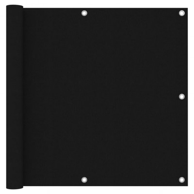 Écran de balcon brise pare vue protection confidentialité 90 x 300 cm tissu oxford noir 02_0010278