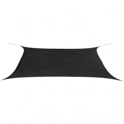 Voile d'ombrage parasol en tissu oxford rectangulaire 4 x 6 m anthracite 02_0008665