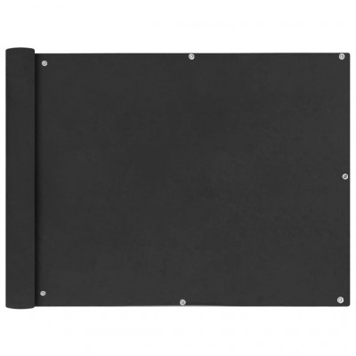 Écran de balcon brise pare vue protection confidentialité en tissu oxford 90 x 400 cm anthracite 02_0010182