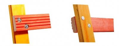Echelle de toit bois écartement 33 cm 4,0 m HIMMELSBACH
