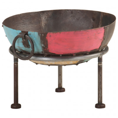 Foyer rustique coloré diamètre 40 cm fer 02_0005953