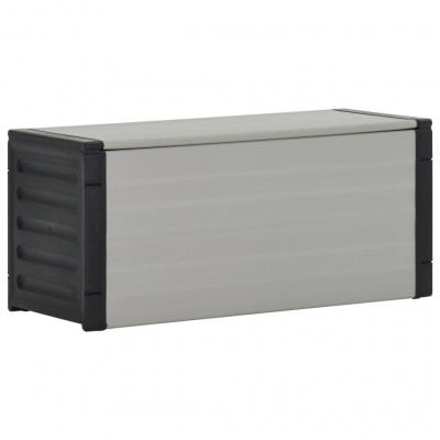 Armoire à déchets de jardin 85 x 34 x 40 cm gris 02_0006065