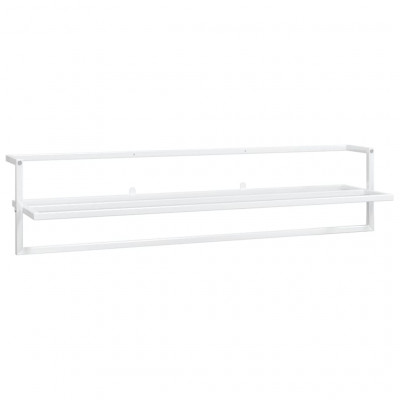 Porte-serviettes 95 x 25 x 22 cm fer blanc 02_0005482