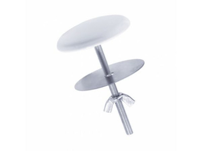 Cache-trou en laiton époxy blanc diamètre 50 mm PELLET
