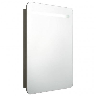 Armoire de salle de bain à miroir led 60 x 11 x 80 cm anthracite 02_0006579