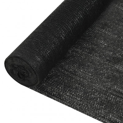 Filet brise-vue 1,5x50 m PEHD 195 g/m² noir 02_0007875