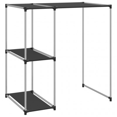 Support de rangement sur la machine à laver 87 x 55 x 90,5 cm noir 02_0005496