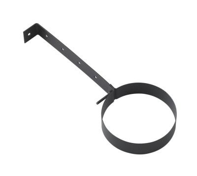 Collier émail noir diamètre 80mm + noix chromée 923409 TEN