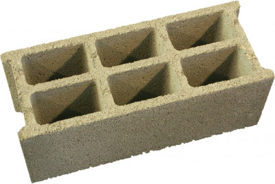 Bloc béton creux CE 2+ NF classe de résistance B40 500 x 50 x 200 mm SEPA