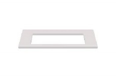Table céramique Halo Regular finition blanc brillant longueur 81 cm SANIJURA