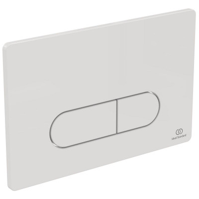 Plaque de commande mécanique Oleas M1 blanc 17 x 160 mm  IDEAL STANDARD