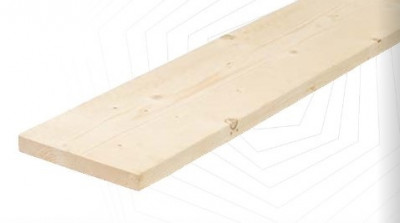 Planche sapin épicéa CH3 CL2 4000 x 200 x 25 mm GROUPE SIAT