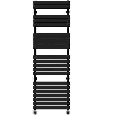 Radiateur sèche-serviette eau chaude Concerto noir mat 718 W 1520 x 506 mm 