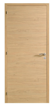 Bloc-Porte alvéolaire Fuji KM1 3 paumelles 83 droite poussant natura 830 x 2040 mm MENUISERIES D'OLT