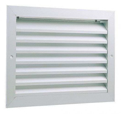 Grille extérieure aluminium pas 25 x 600 x 300 mm ATLANTIC CLIMATISATION VENTILATION