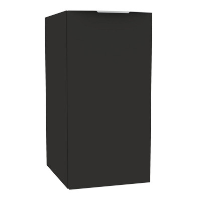 Module sous-vasque Plénitude partie gauche 1 porte pour meuble 2 tiroirs noir mat 30 x 38 cm 