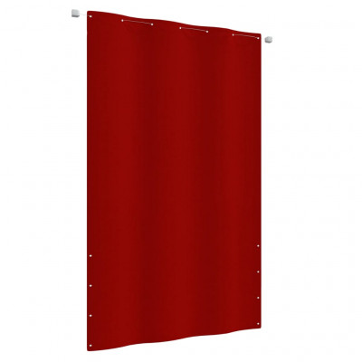 Écran de balcon brise pare vue protection confidentialité 140 x 240 cm tissu oxford rouge 02_0010350