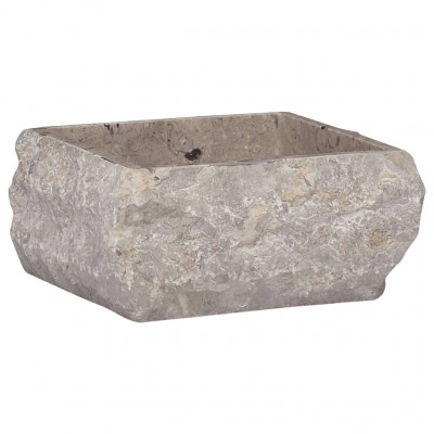 Lavabo vasque carré 30x30x13 cm marbre gris 02_0002820